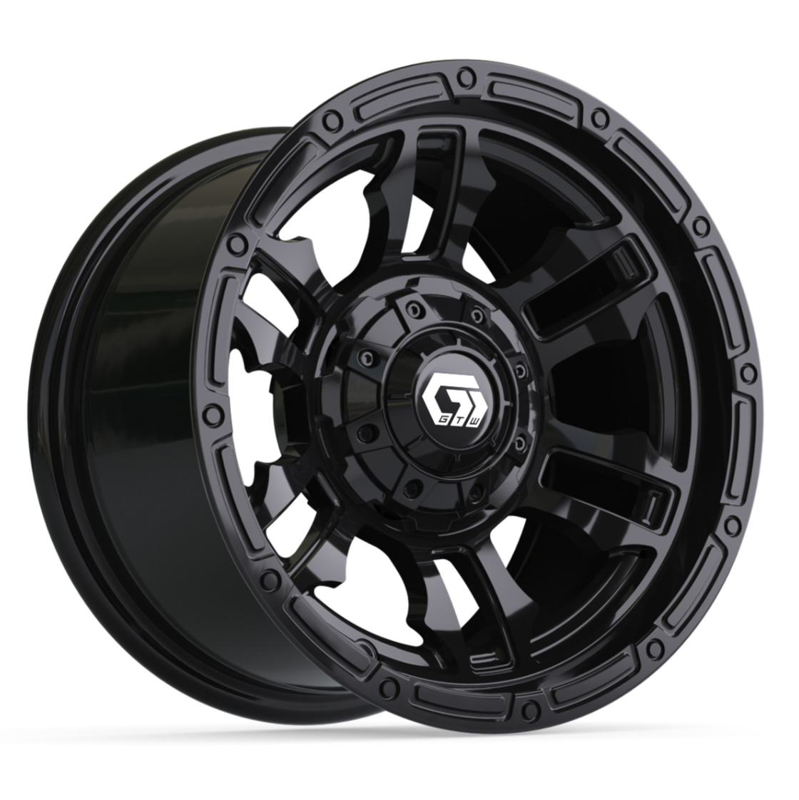 12″ GTW® Shogun Gloss Black Wheel Item # 19-399
