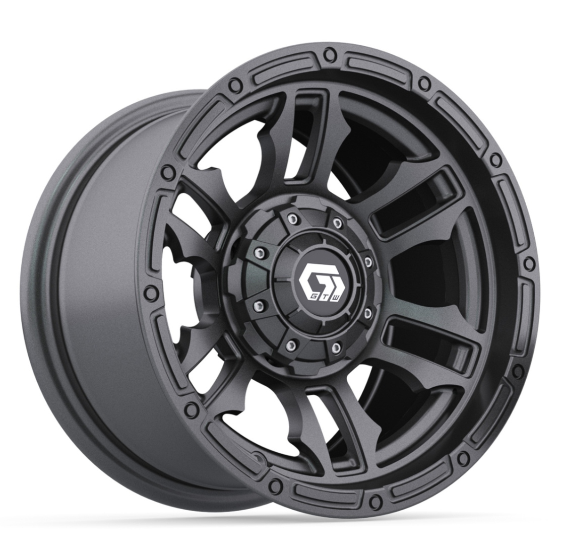 12″ GTW® Shogun Gloss Gunmetal Wheel