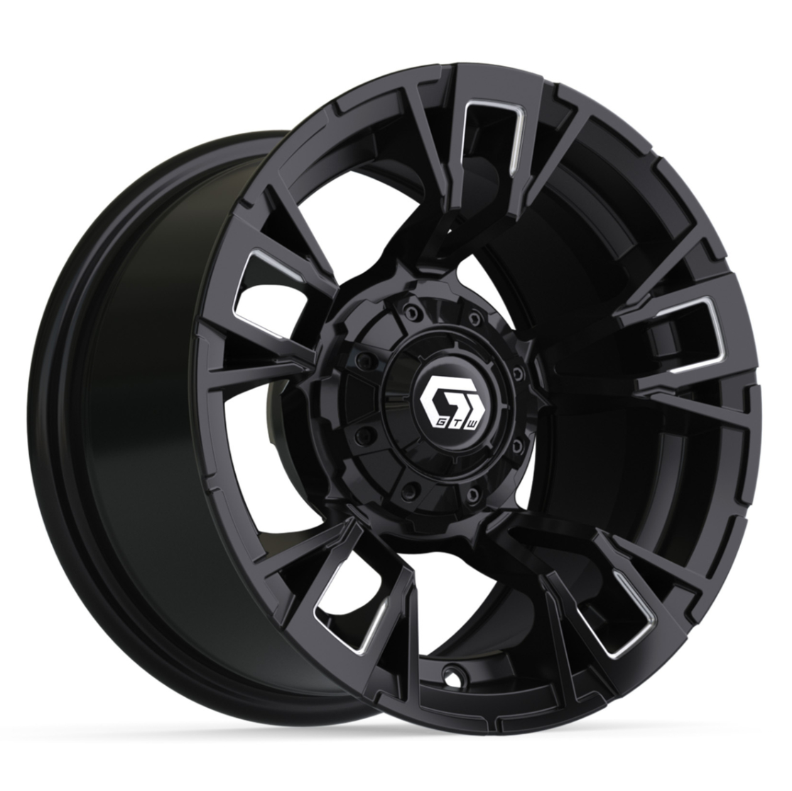 12″ GTW® Vandal Matte Black with Machined Accents Wheel