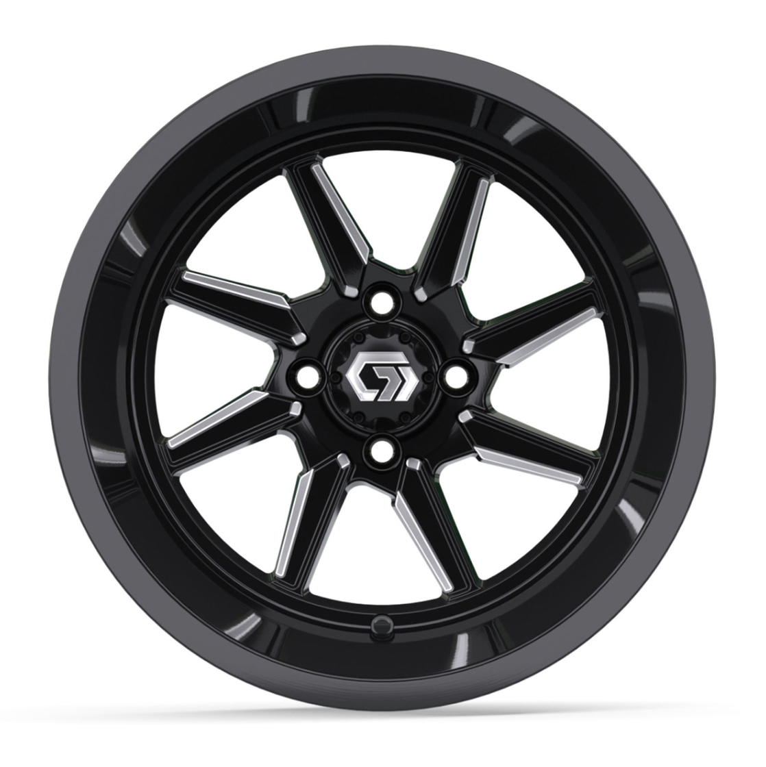 15″ GTW® Reaper Black/Machined Ultra-Wide Wheel