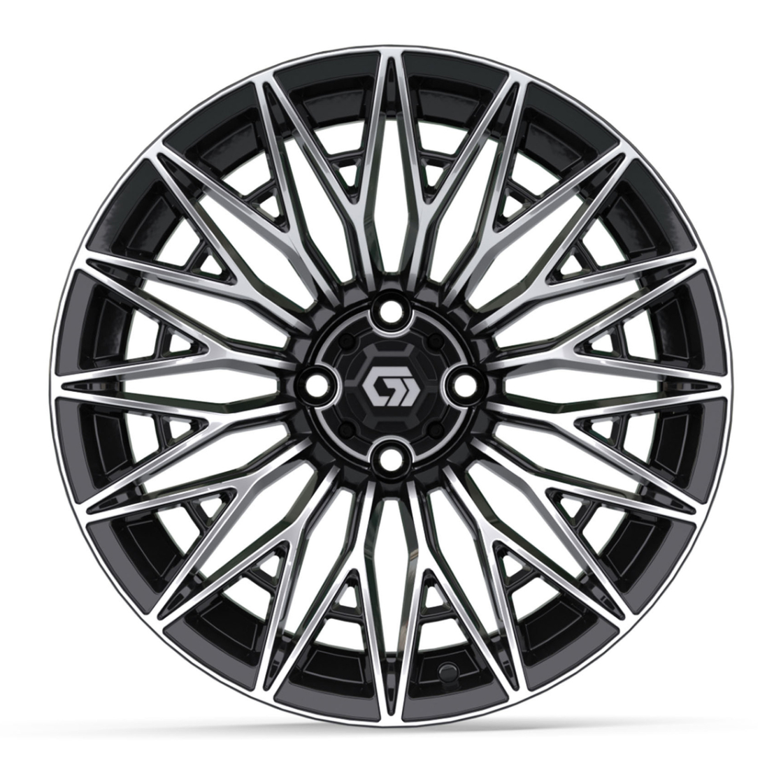 16″ GTW® Blur Black/Machined Wheel