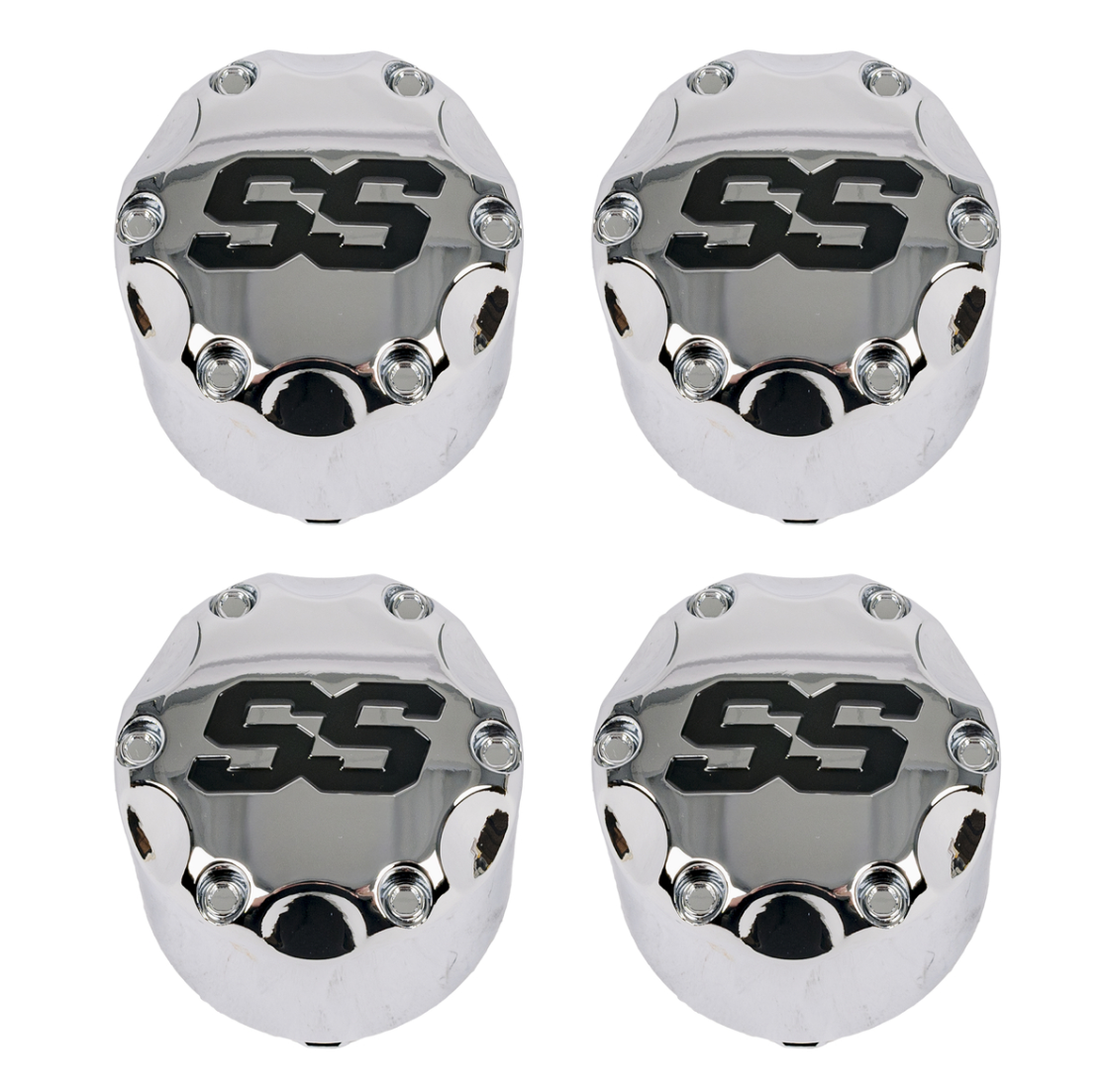 GTW® Snap-In Chrome SS Center Caps (Pack of 4)