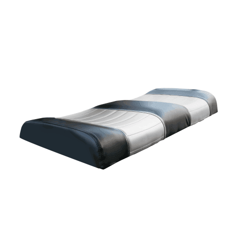 Evolution 2.03.0669 Two Tones Rear Seat Cushion (Silver & Black)