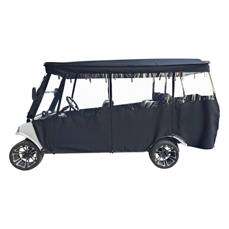 Evolution 2.03.2123-1 3 Sided Enclosure for 4+2 Golf Cart and Lifted Cart with 2021 New Style Roof (Injection Molding)