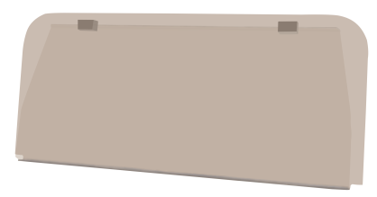 Evolution 2.05.0027 Foldable Acrylic Windshield (Tinted)