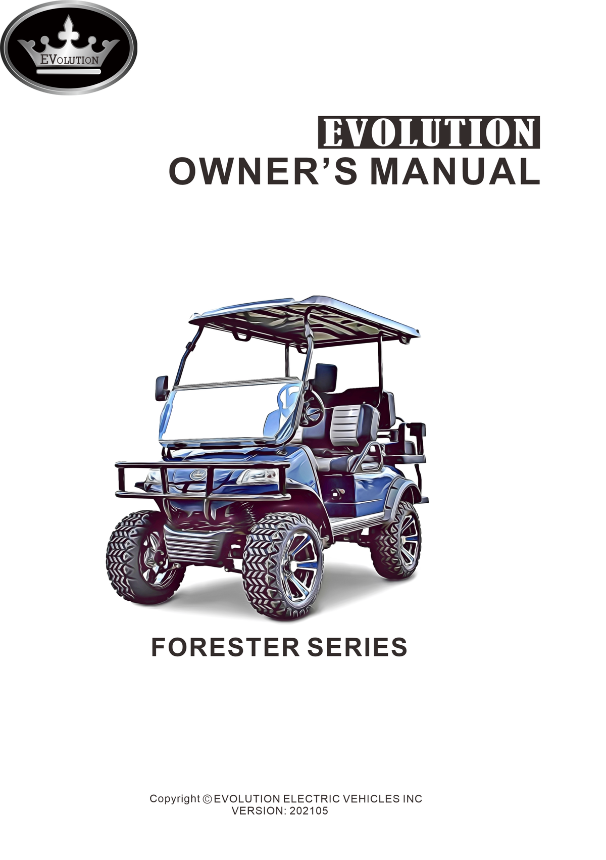 Evolution 2.07.0032 User’S Manual for Forester Series(Evolution, En)