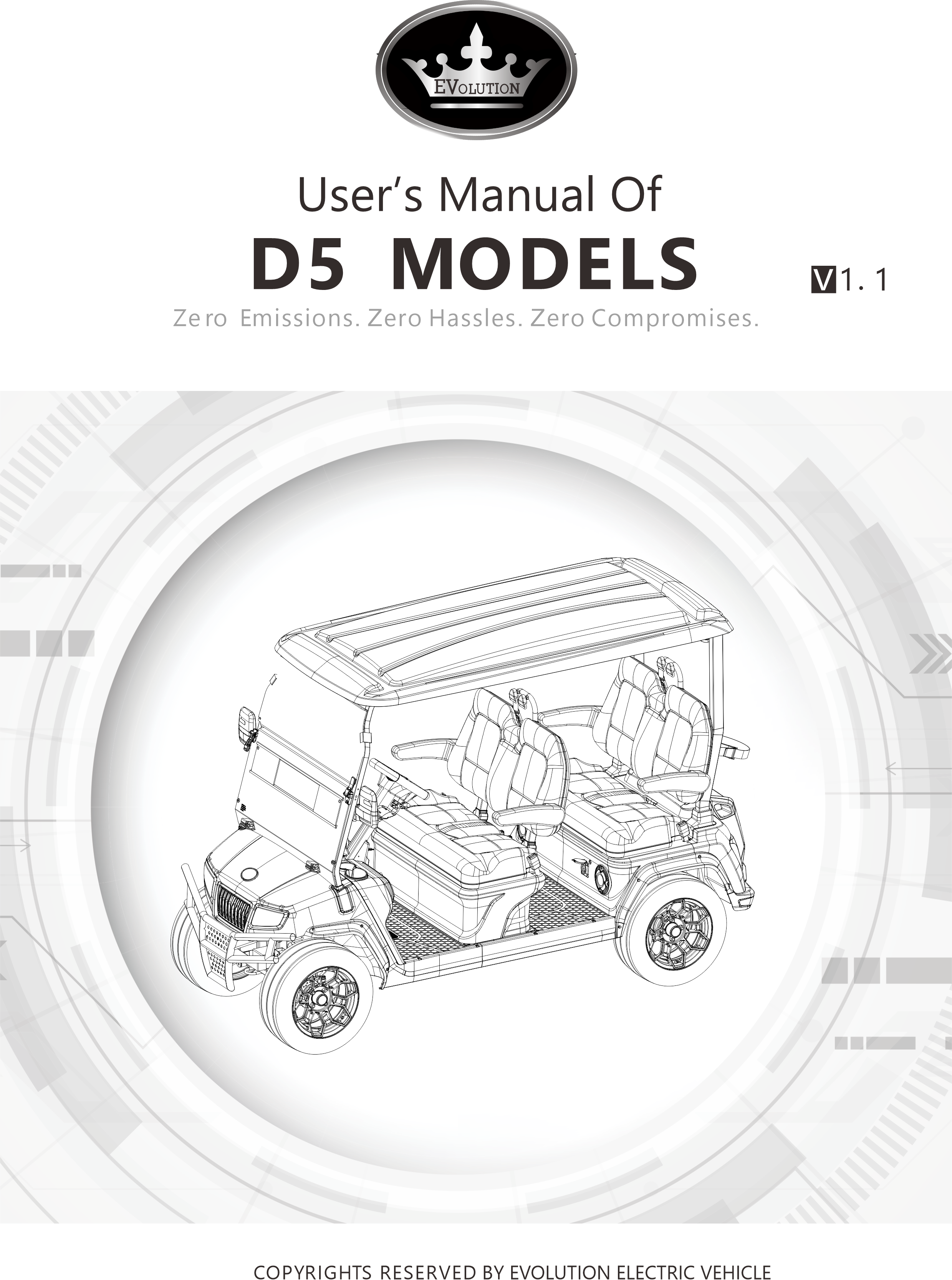 Evolution 2.07.0691 Owner’S Manual, D5