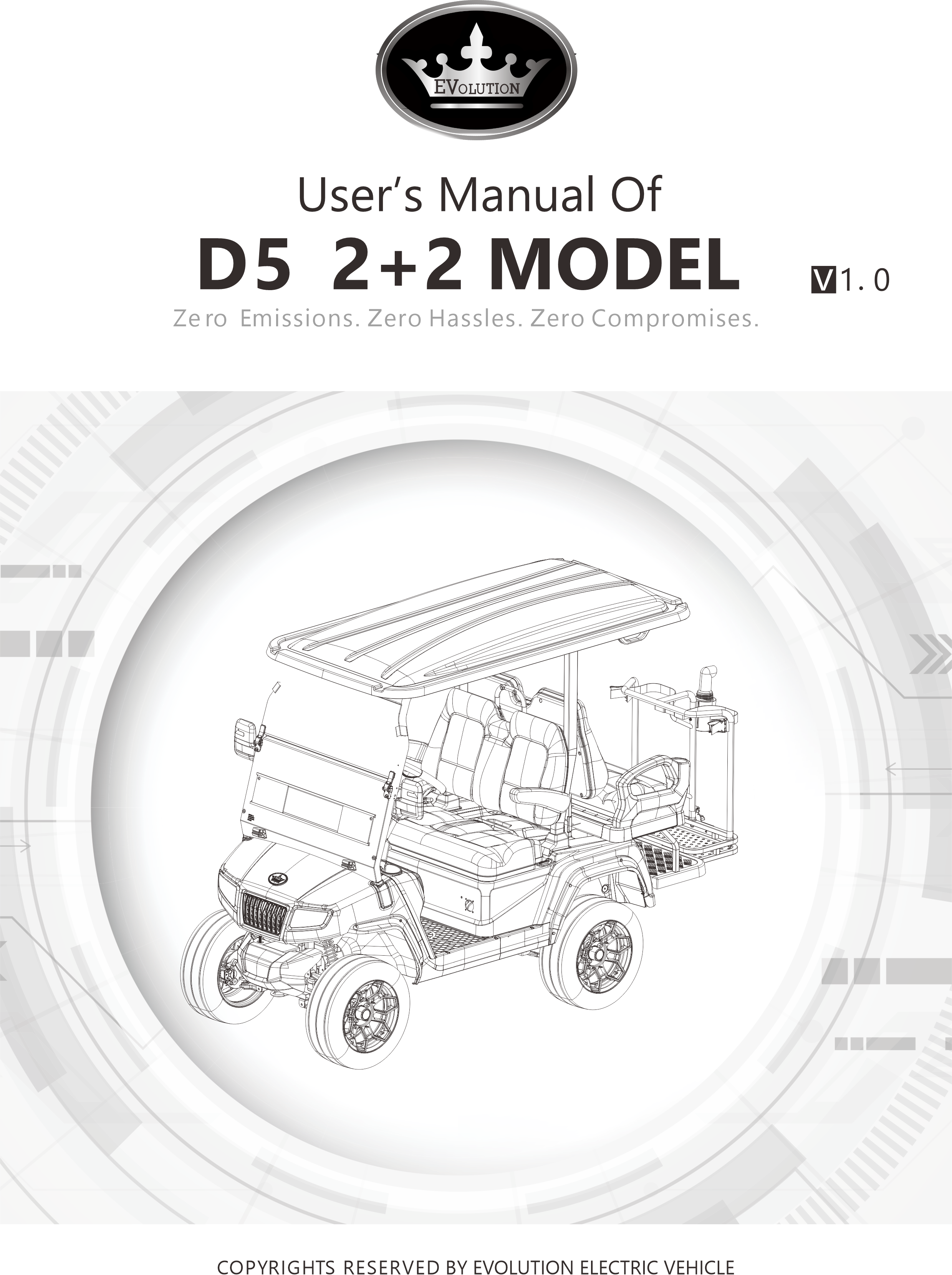 Evolution 2.07.0833 Owner’S Manual, D5, 2+2