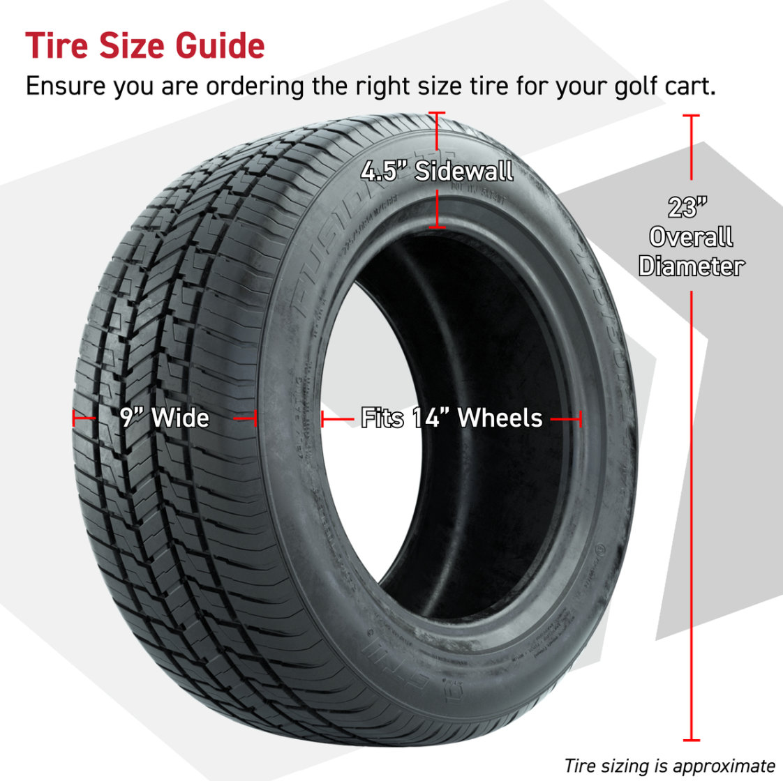 255/50-R14 GTW® Fusion STR DOT Approved Steel Belted Street Tire
