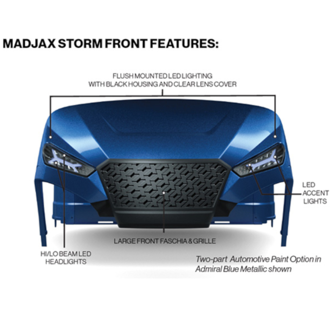 MadJax® Storm Body Kit for EZGO TXT – Sea Storm