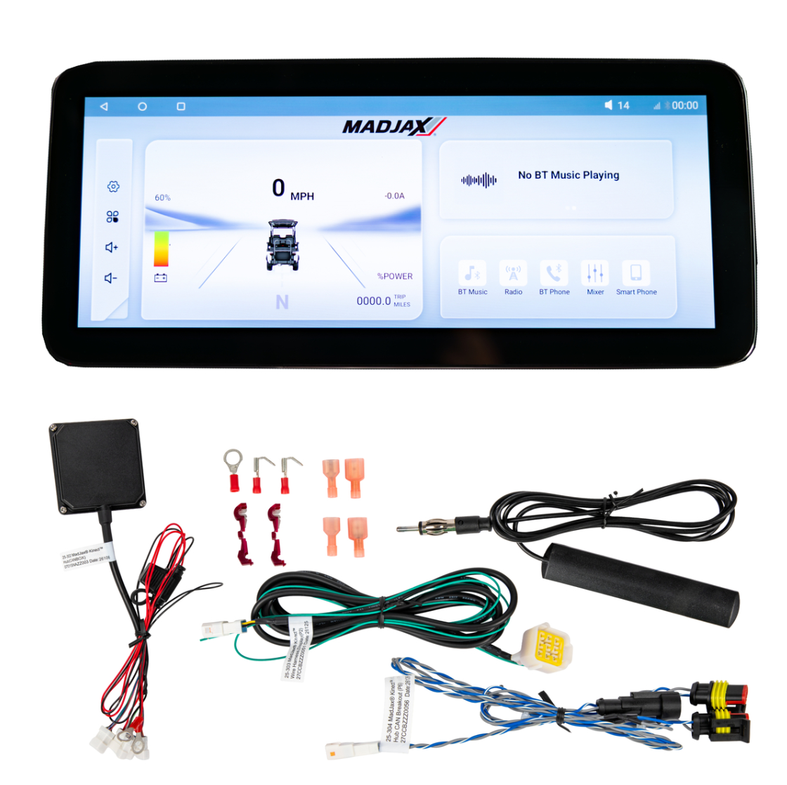 MadJax® Kinect™ 12.3” Display Screen with Hub and Wire Harnesses