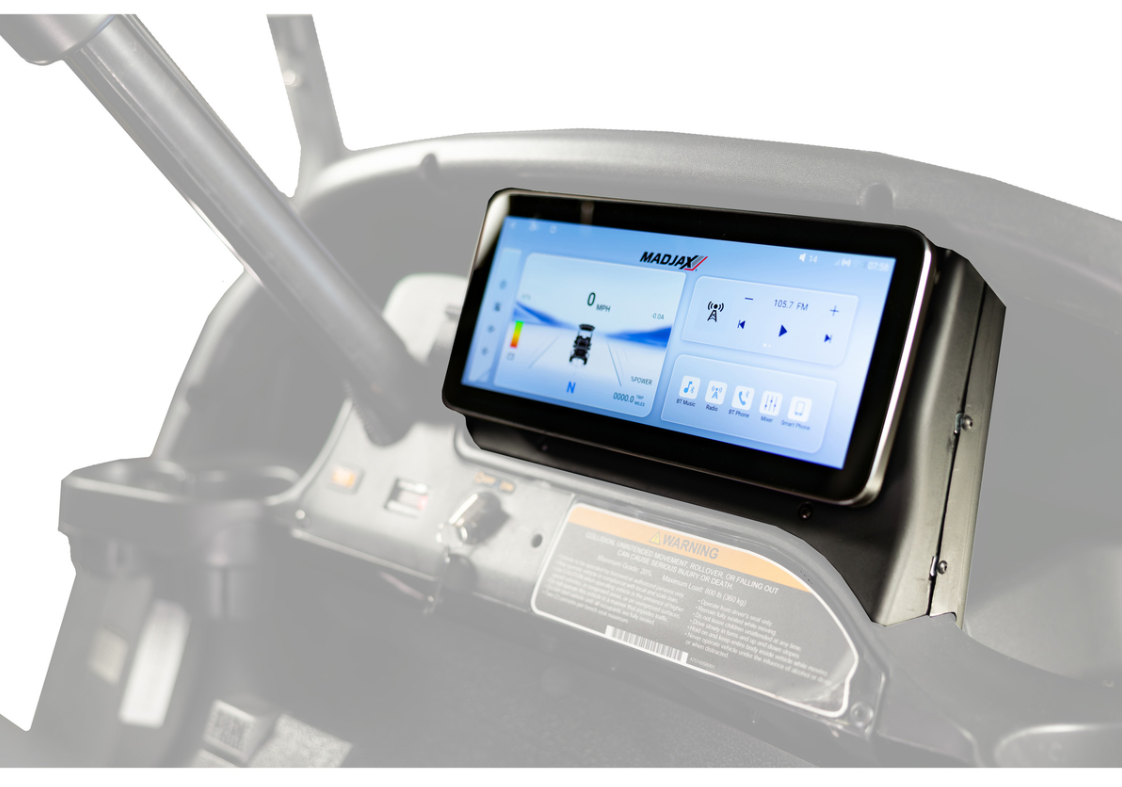 MadJax® Kinect™ Display Screen Kit for D/C motor Club Car Precedent/Tempo/Onward with Eco Battery Setup