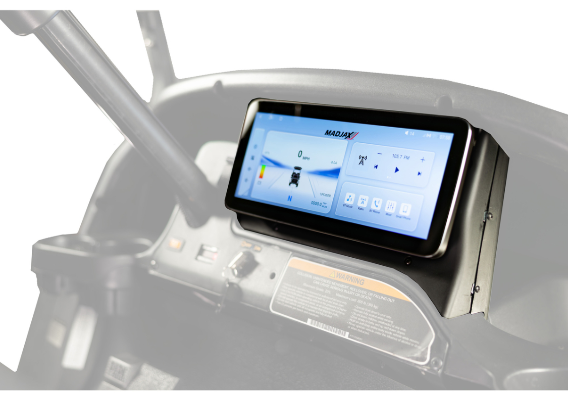 MadJax® Kinect™ Display Screen Kit for A/C motor Club Car Precedent/Tempo/Onward with Eco Battery Setup