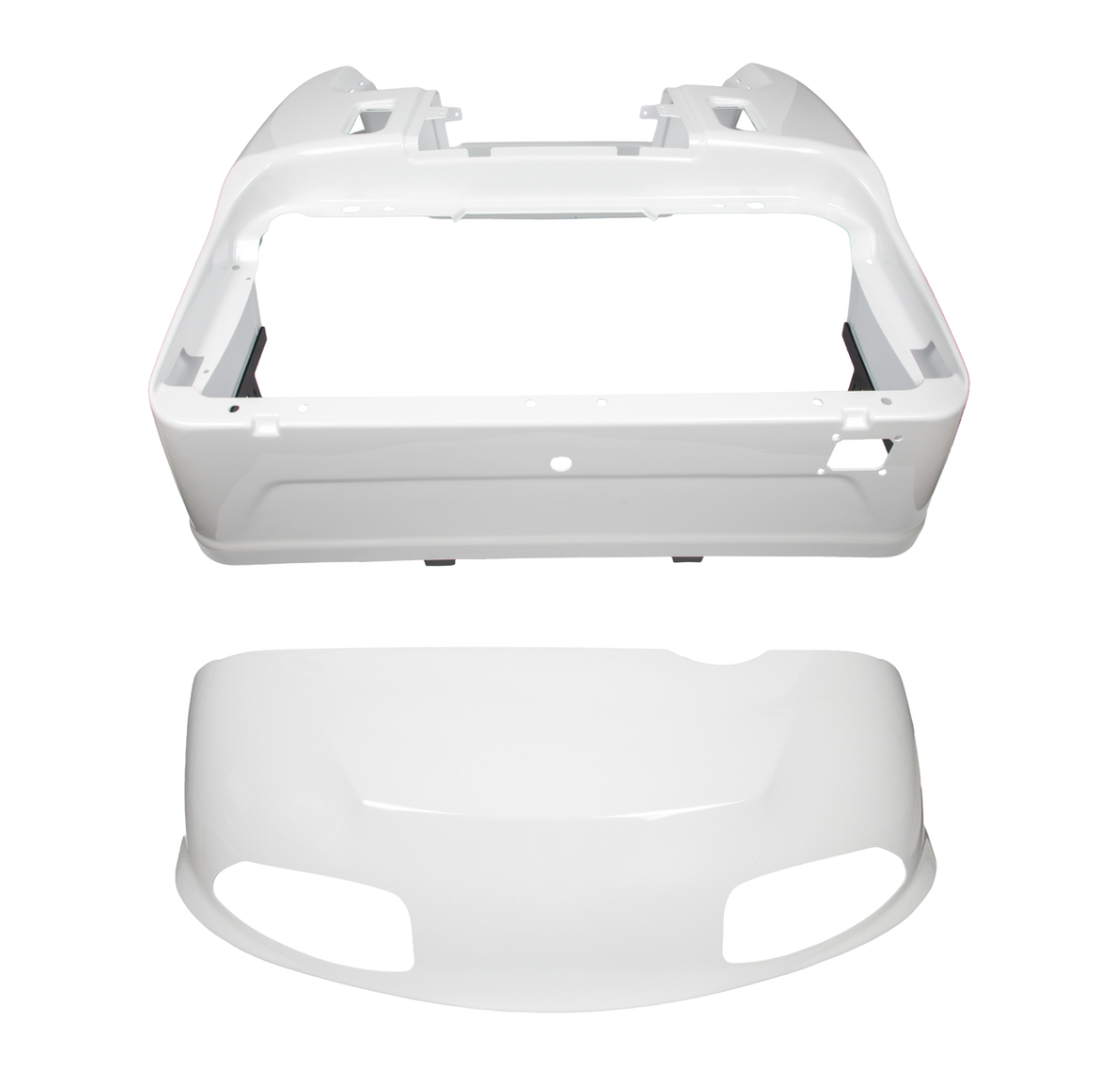 EZGO RXV Summit White OEM-Style Front Cowl and Rear Body Kit (Years 2008-2023)