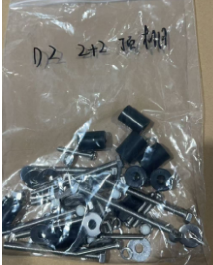 Evolution 3.03.0017 Screw Kit for New Type Roof, 2+2 Seater (Without Handle)