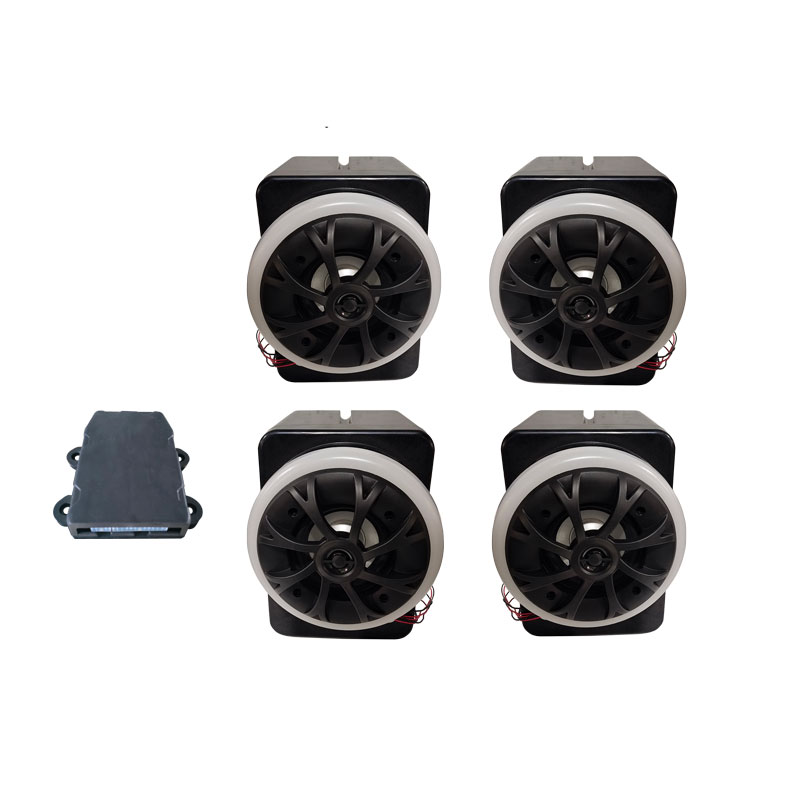 Evolution 3.07.0128 Stereo System with Lights Assembly for D5 4+2 Seaters, Speakers