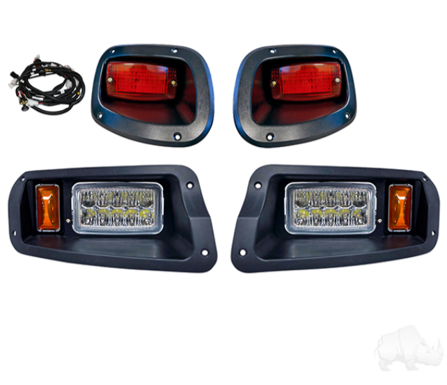 RHOX LED Adjustable Light Kit w/ Plug and Play Harness, E-Z-GO TXT 2014+, 12-48V