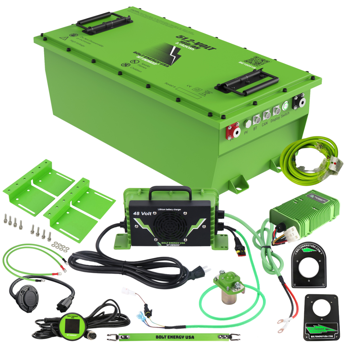 Bolt Energy Advanced EV1 17-23 74V 105AH Heated Professional Battery Kit