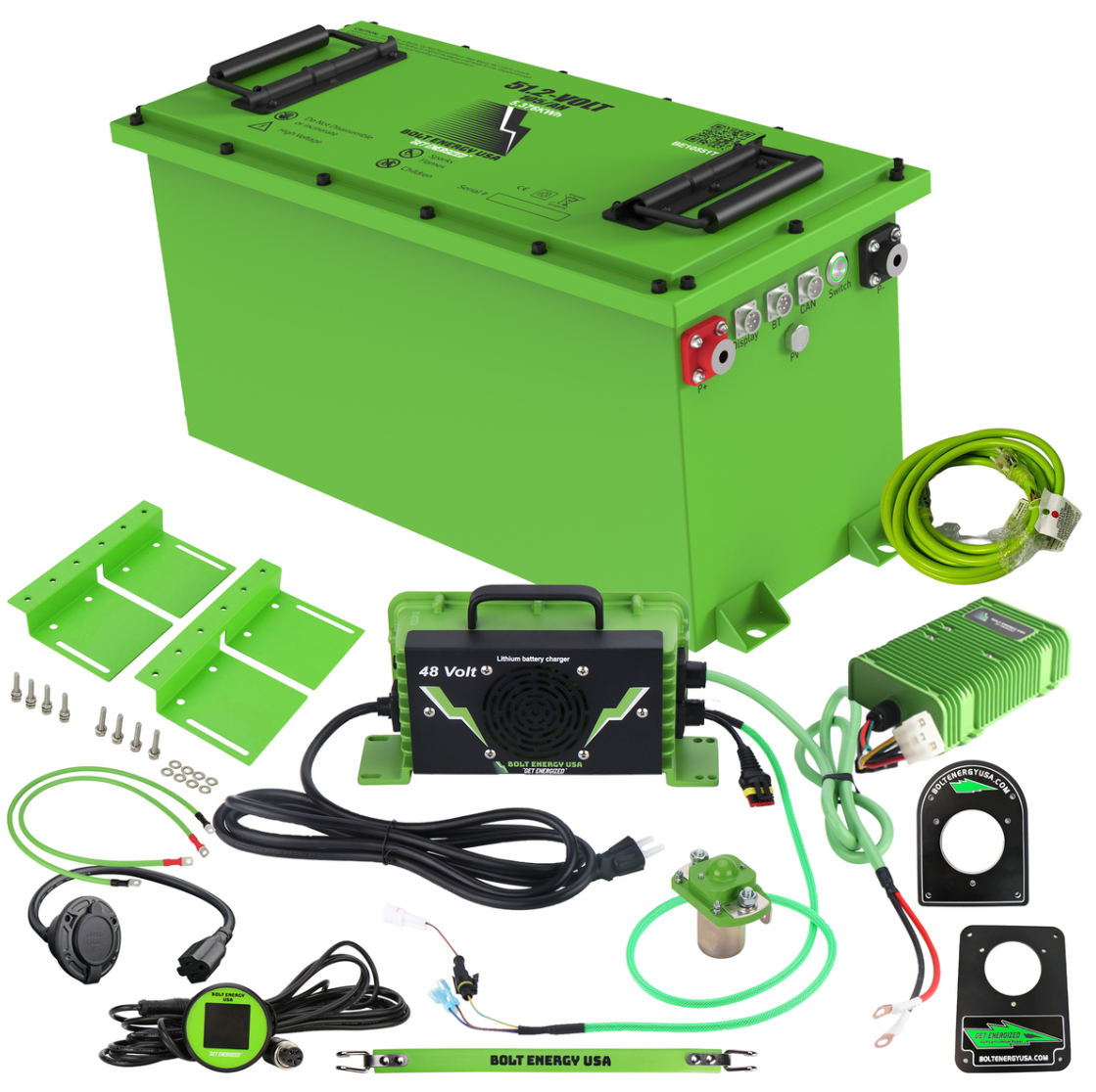 Bolt Energy Yamaha G29/Drive 51V 105AH Thin Heated Professional Battery Kit