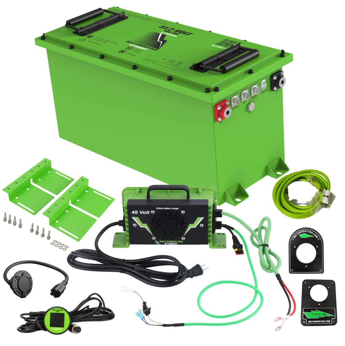 Bolt Energy Yamaha G29/Drive 51V 105AH Thin Standard Battery Kit