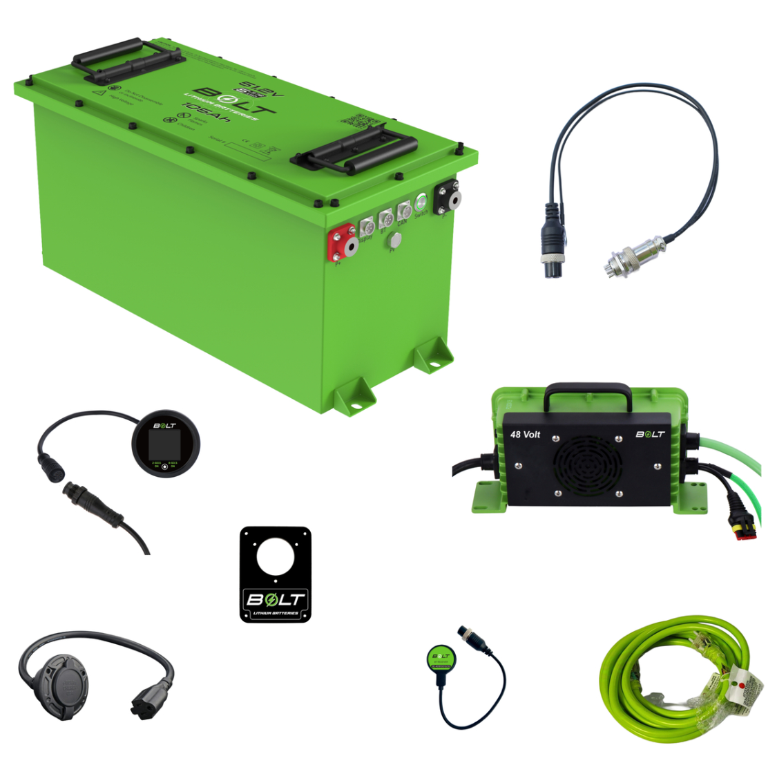 Bolt Energy Evolution 51V 105AH Thin Heated Standard Battery FactorySync Kit