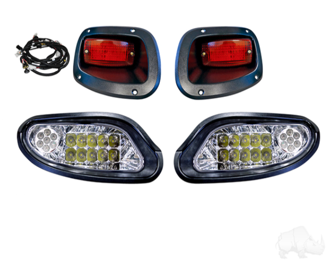 RHOX LED Factory Style Light Kit w/ Plug and Play Harness, E-Z-GO TXT 2014+, 12-48V
