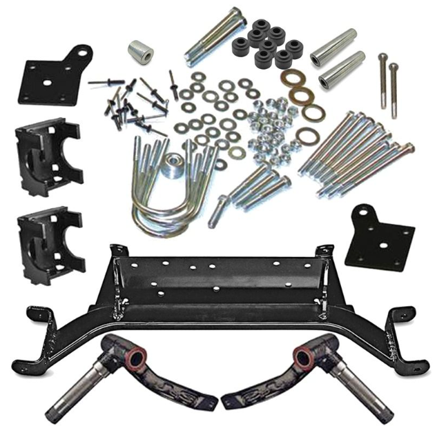 E-Z-GO Standard 4 inch Drop Axle Lift Kit - 2001-2019 TXT Golf Cart