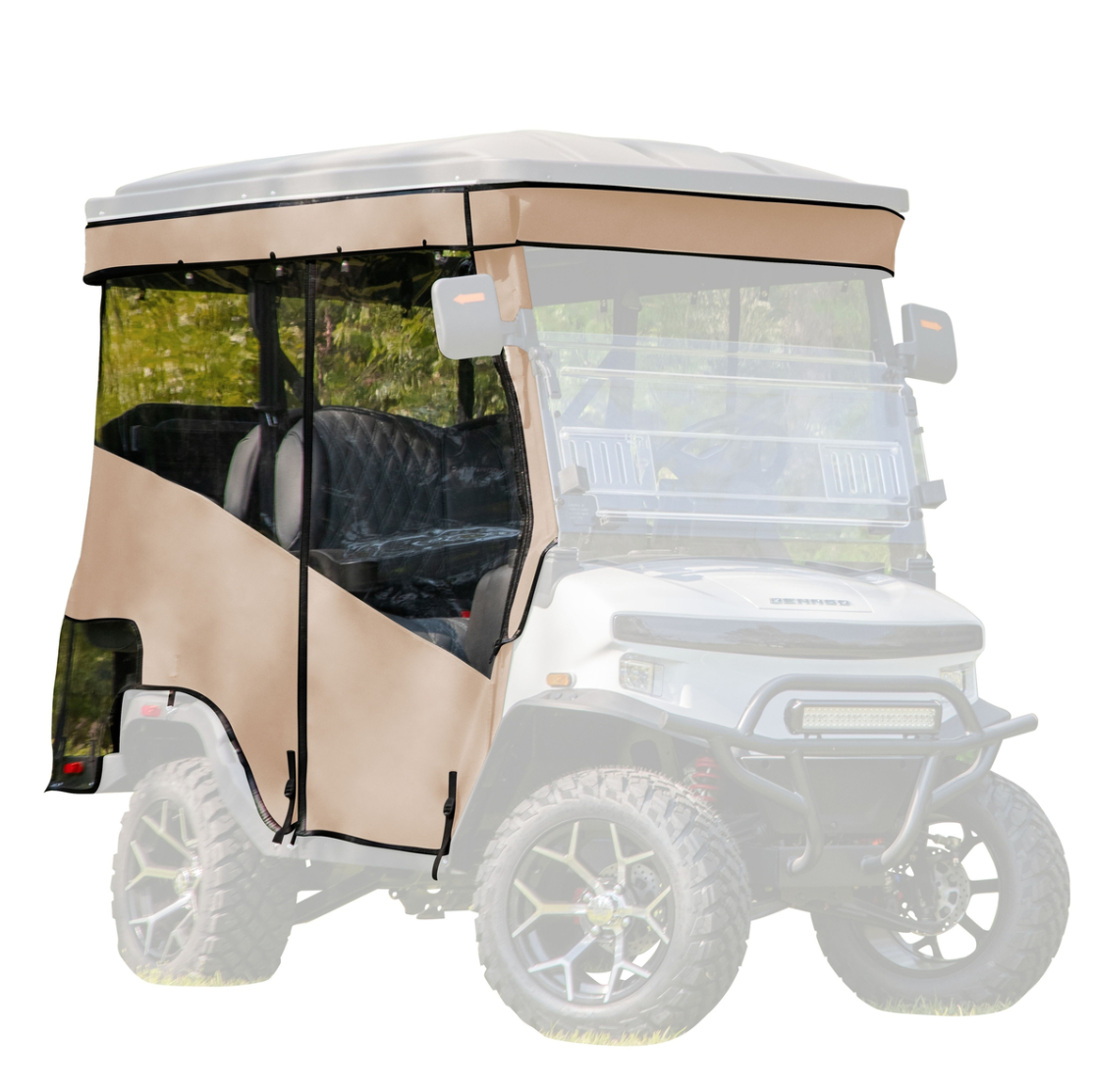RedDot Denago Nomad XL 2+2 Linen 3-Sided Track Style Enclosure & Valance