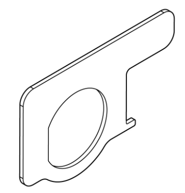 666576 - Key switch Plate w/ Mil