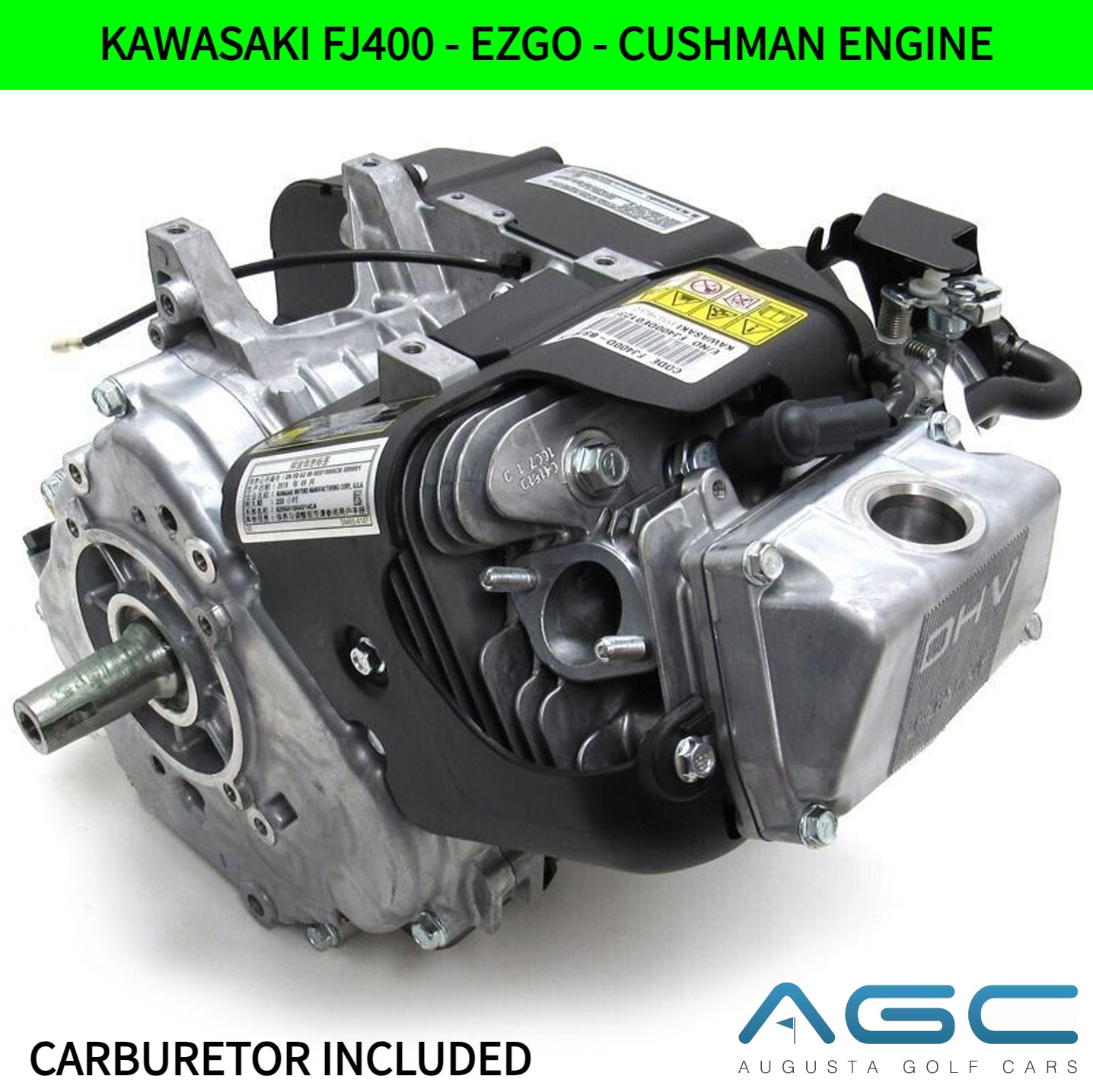 EZGO 689380 OEM KAWASAKI FJ400 ENGINE 13.5HP INCLUDES CARBURETOR