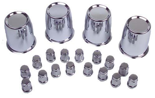 Yamaha Chrome Wheel Dress-Up Kit (12mm Metric)