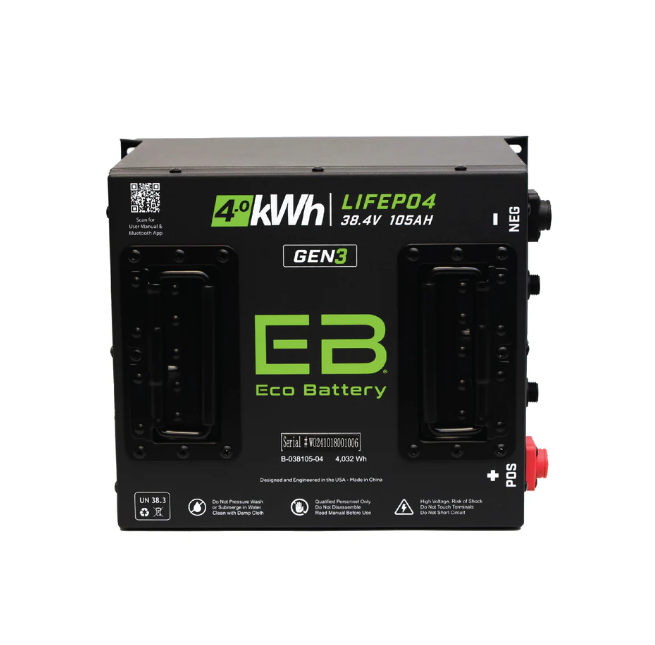 38V 105Ah Cube LiFePO4 Gen3 Battery