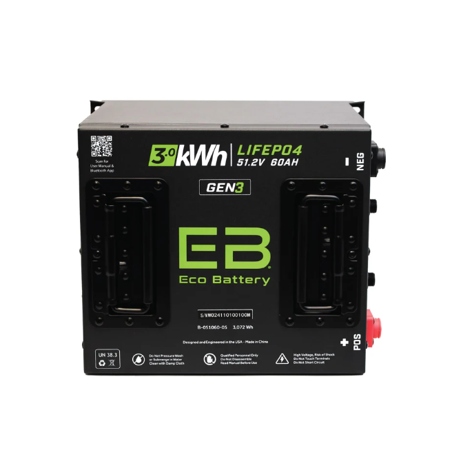 51V 60Ah Cube LiFePO4 Gen3 Battery