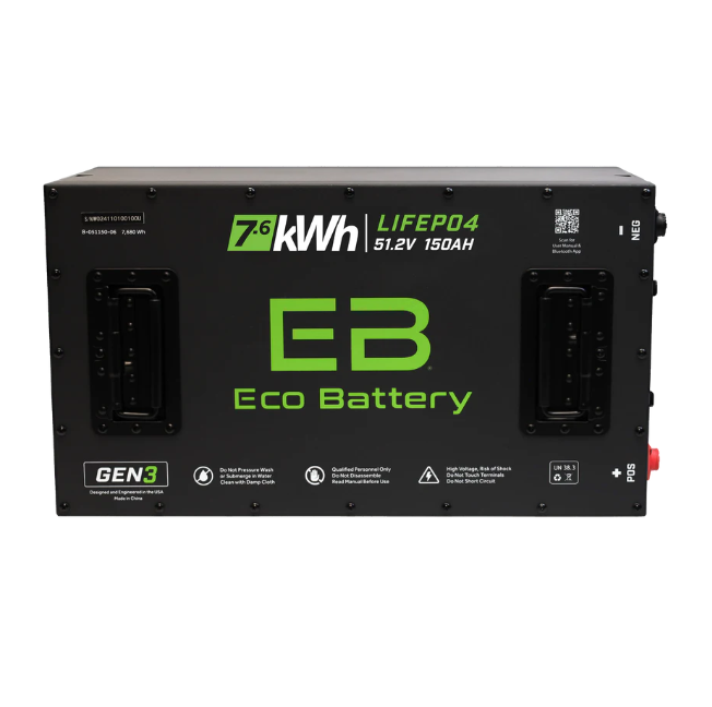 EB® 51V 150AH LiFePO4 Gen3 Battery