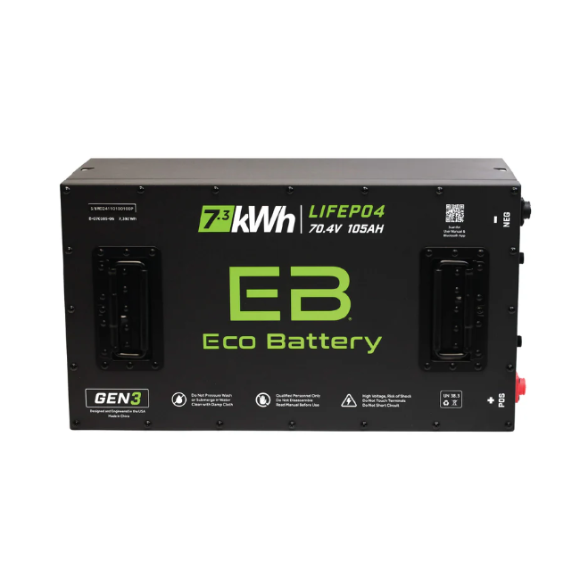 70V 105Ah LiFePO4 Gen3 Battery