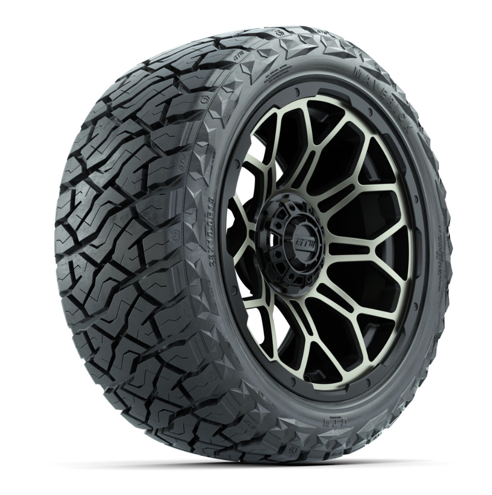 GTW Bravo Matte Bronze 15 in Wheels with 23x10.00-R15 Maverick All-Terrain Tires – Full Set