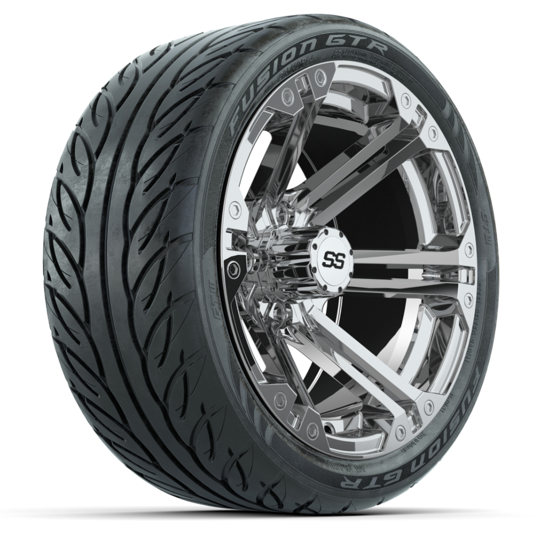 Set of (4) 14 in GTW Specter Wheels with 205/40-R14 Fusion GTR Street Tires