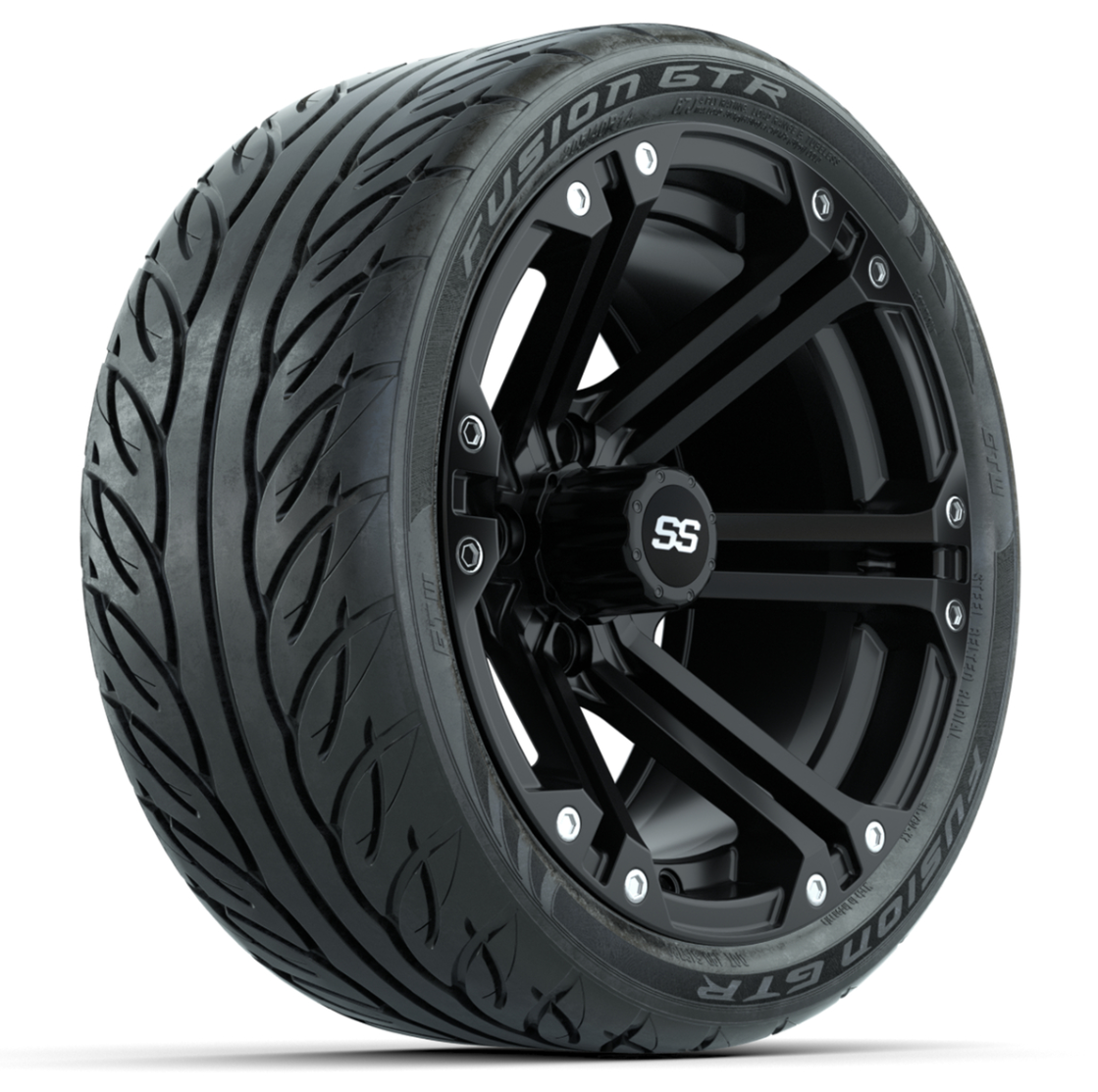 Set of (4) 14 in GTW Specter Wheels with 225/30-14 Mamba Street Tires