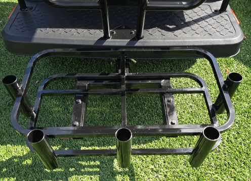 Revenge Premium Heavy Duty Hitch Mount Cooler and Rod Holder Rack (Fits Any 2