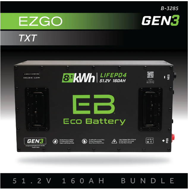 EB® ECO 51V 160AH Battery Bundle / EZGO TXT