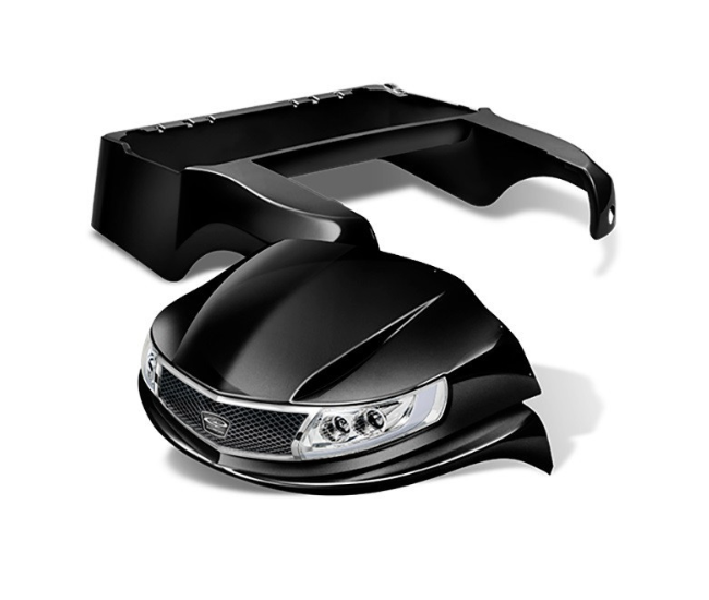 DoubleTake Phoenix Body Kit with Street Legal LED Light Kit, E-Z-Go RXV 08+, Black