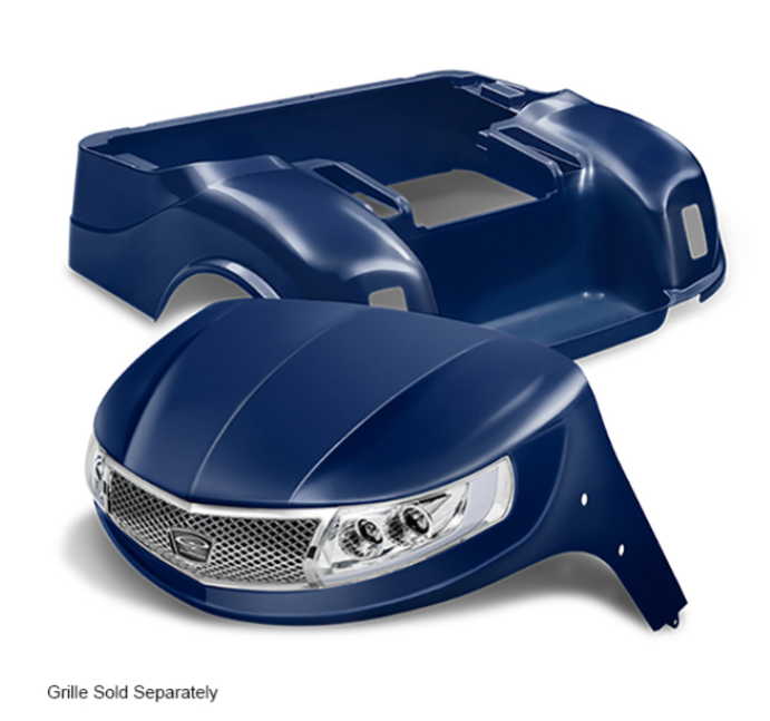 DoubleTake Phoenix Body Kit with Street Legal Light Kit, E-Z-Go RXV 08+, Navy