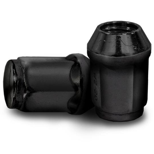 Black 1/2” x 20 Standard Lug Nuts (16 pack)