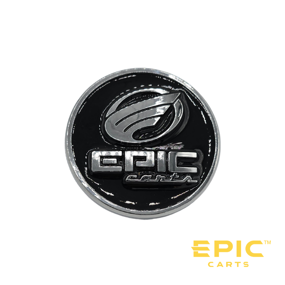 EPIC Logo Emblem for EPIC E20, E40, E40L, E40FL, E60, E60L Golf Carts