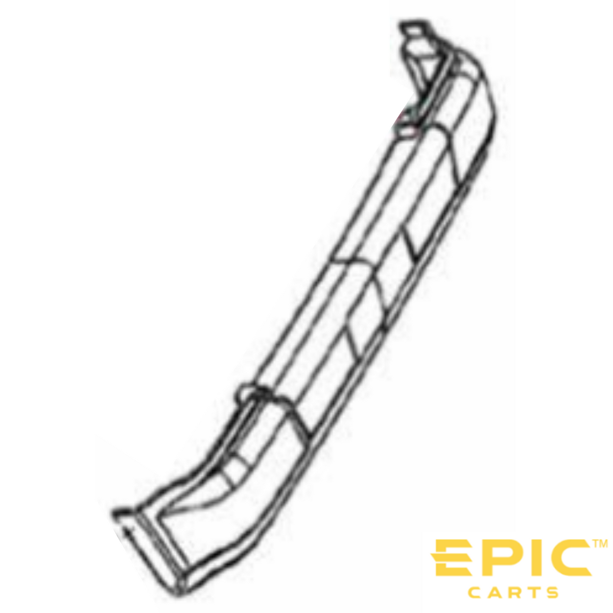 Rear Bumper for EPIC E20, E40, E40L, E40FL, E60 & E60L Golf Carts