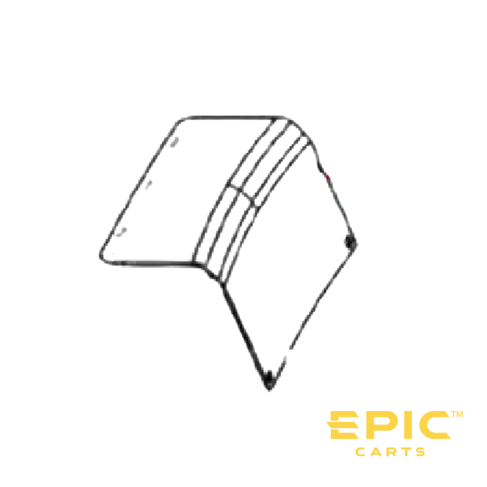 Service Rear Hood Assembly for EPIC E20, E40, E40L, E40FL, E60 & E60L Golf Carts