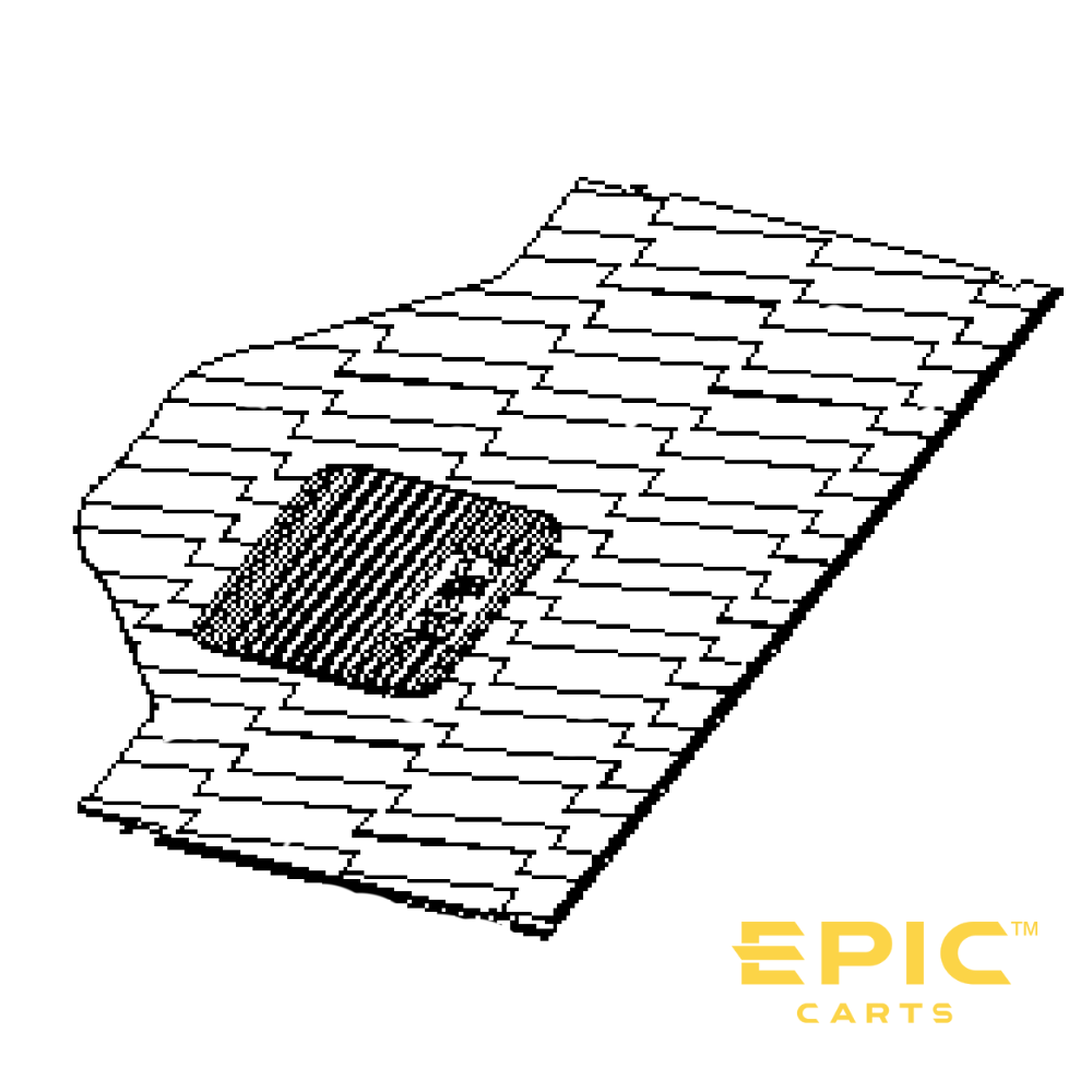 Front Floor Mat for EPIC E20FX, E40FX & E60FX Golf Carts