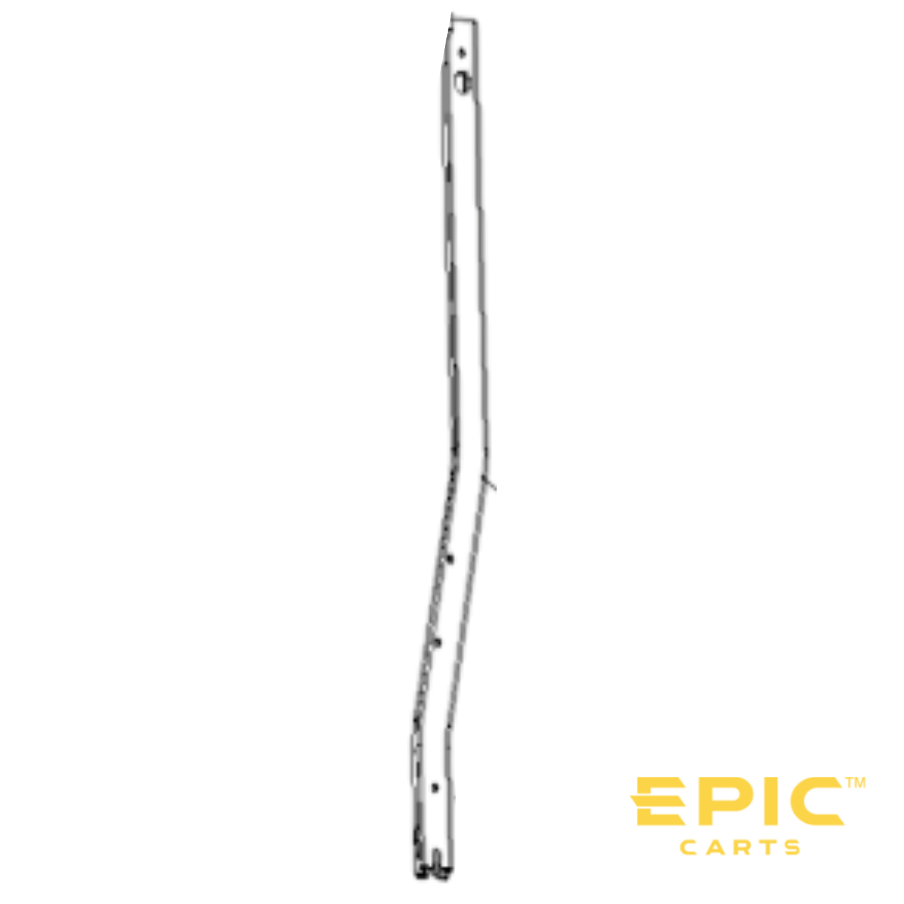 Driver Side (Left) Rear Roof Support for EPIC E40FX Golf Carts