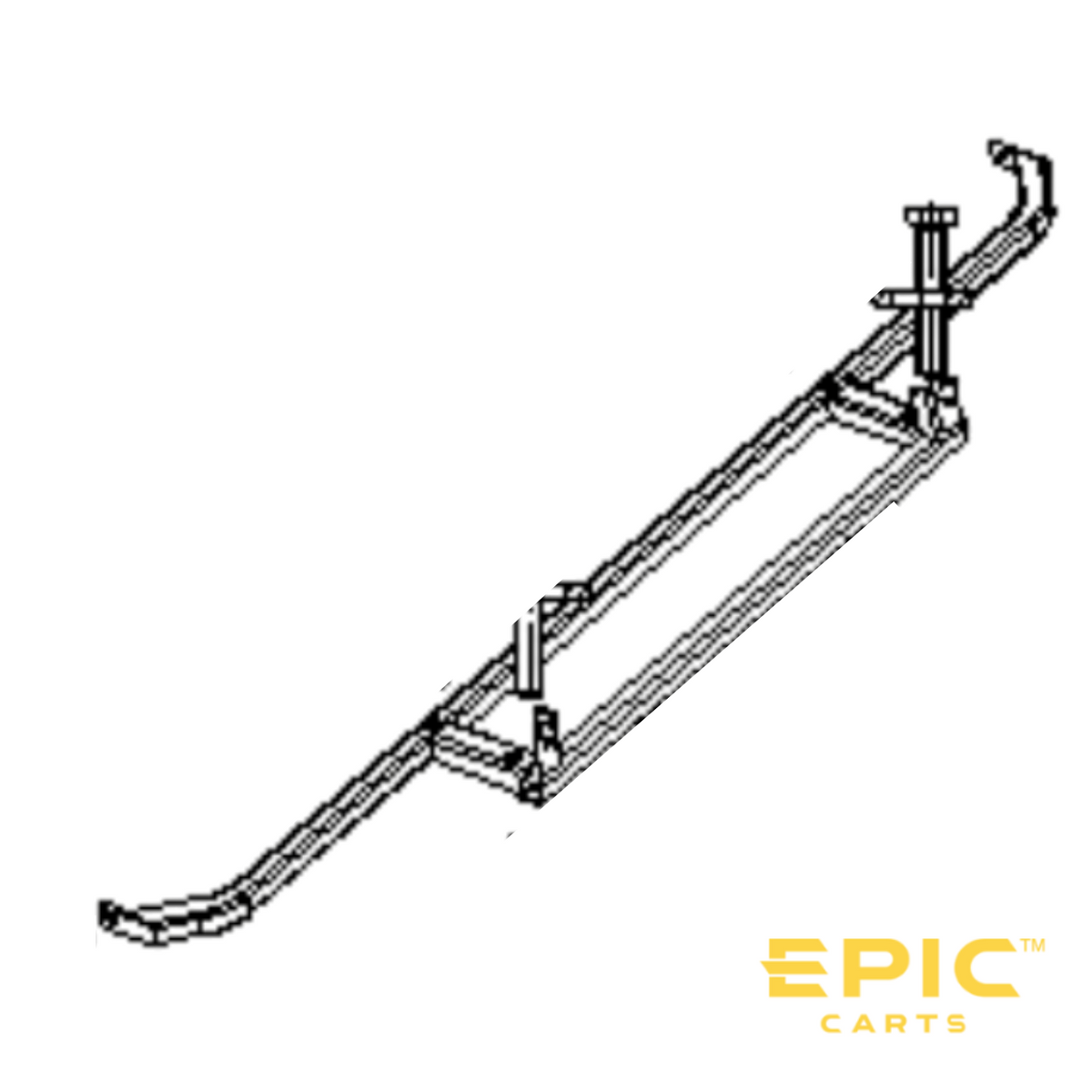 Rear Bumper Mounting Bracket for ICON i40FX & EPIC E40FX Golf Carts