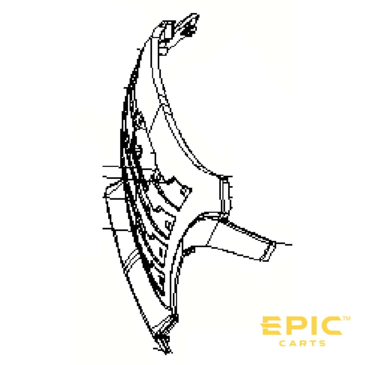 Front Grille for EPIC E20FX, E40FX & E60FX Golf Carts